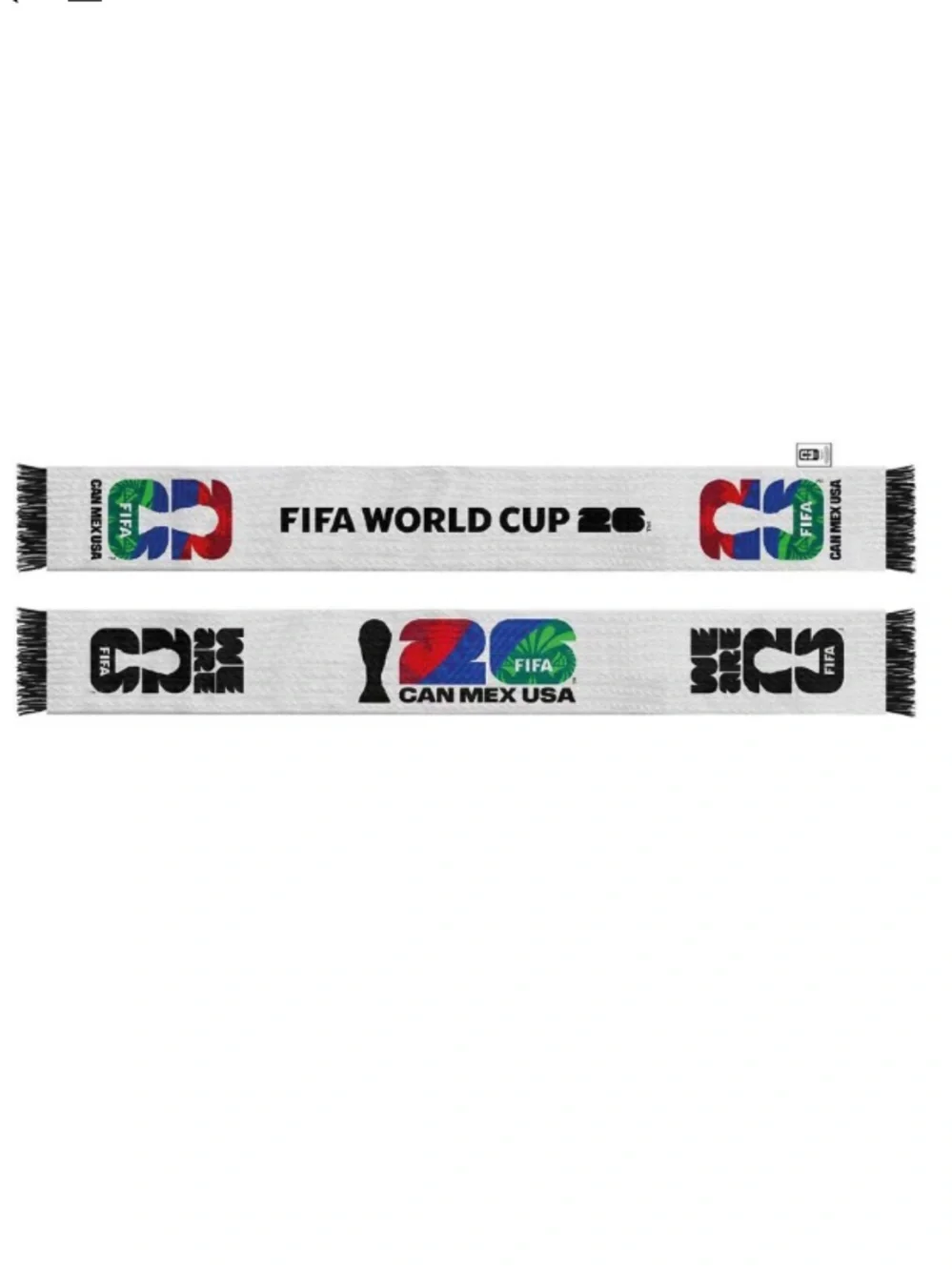 NEW FIFA World Cup White Canada Mexico Scarf
